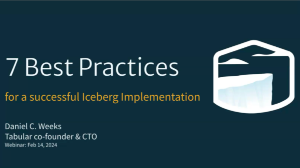 Iceberg best practices – table maintenance